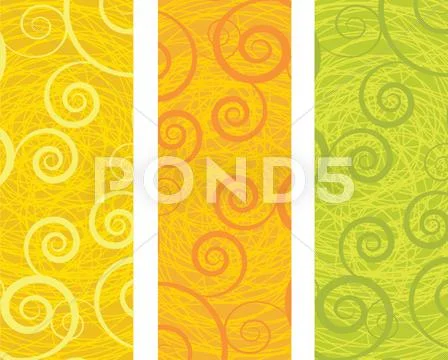 Cute vector background with decorative elements Stock Illustration