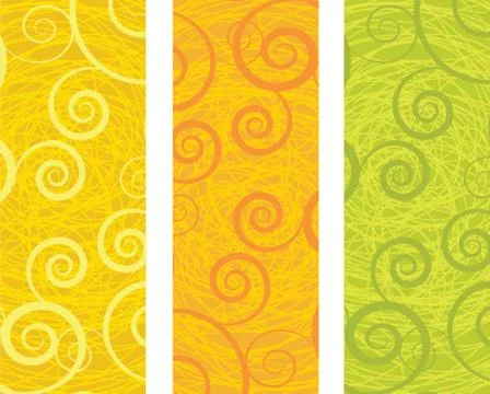 Cute vector background with decorative elements Stock Illustration