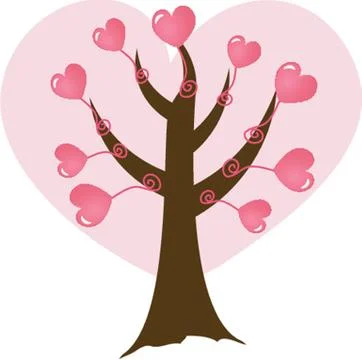 Cute vector background with vintage hearts Stock-Illustration