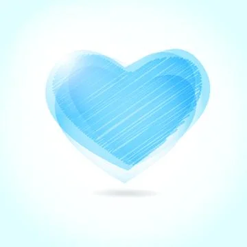 Cute vector background with vintage hearts Stock-Illustration