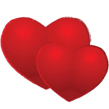 Cute vector background with vintage hearts Stock Illustration