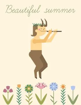 Cute vector banner Stock Illustration