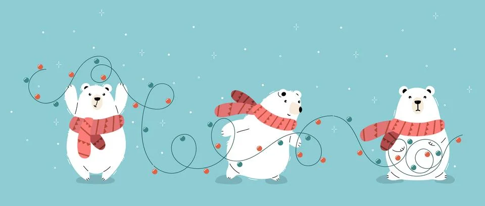 Cute vector banner. Stock Illustration