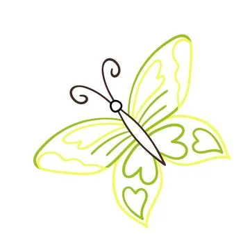 Cute vector icon in outline style Stock Illustration
