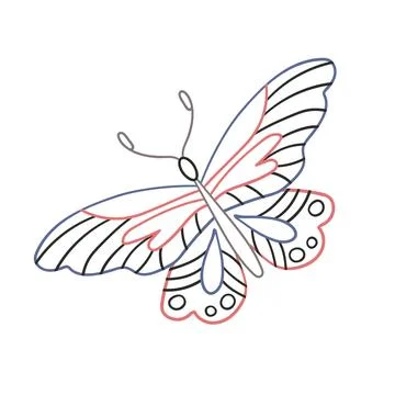 Cute vector icon in outline style Stockillustratie