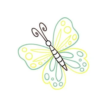 Cute vector icon in outline style Stockillustratie