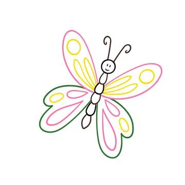 Cute vector icon in outline style Stockillustratie