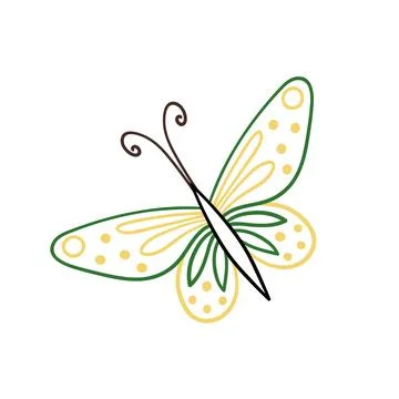 Cute vector icon in outline style Stock Illustration
