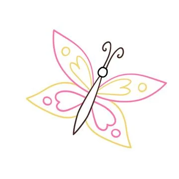 Cute vector icon in outline style Stock Illustration
