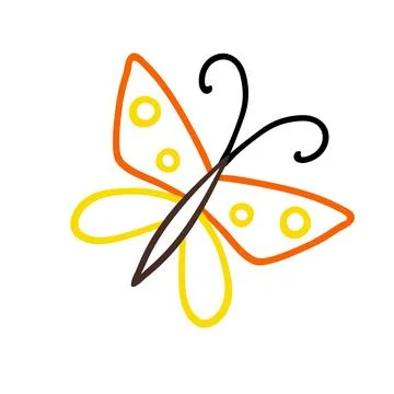 Cute vector icon in outline style Stock Illustration