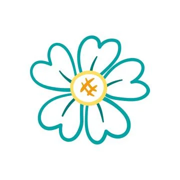 Cute vector icon in outline style Stock Illustration