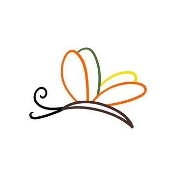Cute vector icon in outline style Stock Illustration
