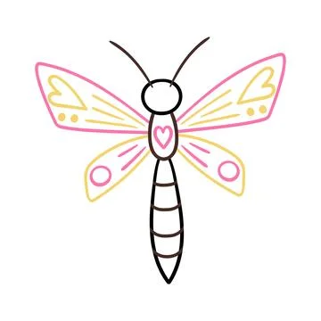Cute vector icon in outline style Stock Illustration
