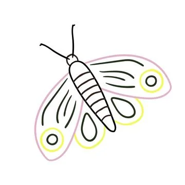 Cute vector icon in outline style Stock Illustration