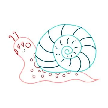 Cute vector icon in outline style Stock Illustration