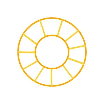 Cute vector icon in outline style Stock Illustration