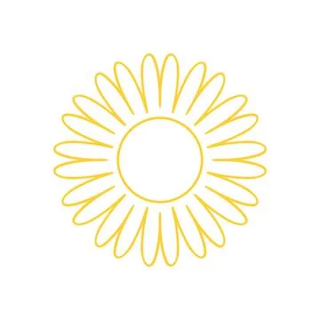 Cute vector icon in outline style Stock Illustration