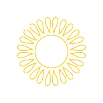 Cute vector icon in outline style Stock Illustration