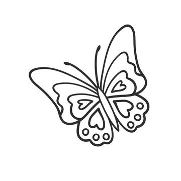 Cute vector icon in outline style Stock Illustration