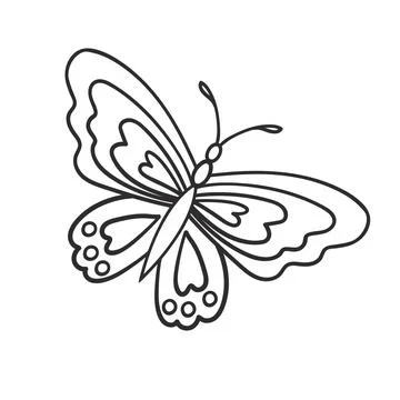 Cute vector icon in outline style Stock Illustration