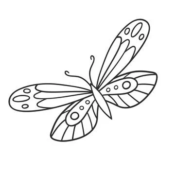 Cute vector icon in outline style Stock Illustration