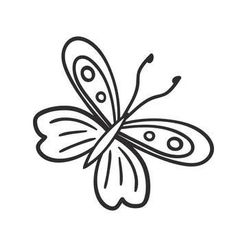 Cute vector icon in outline style Stock Illustration