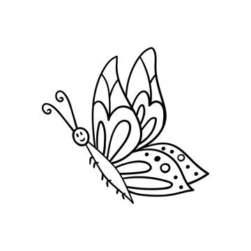 Cute vector icon in outline style Stock Illustration