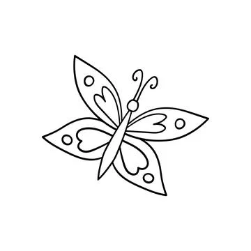 Cute vector icon in outline style Stock Illustration