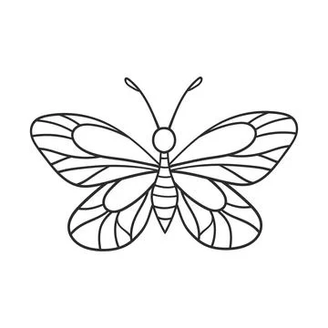 Cute vector icon in outline style Stock Illustration