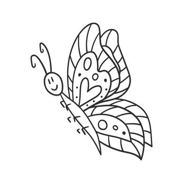 Cute vector icon in outline style Stock Illustration