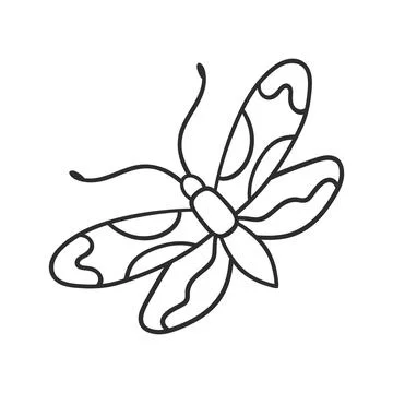 Cute vector icon in outline style Stock Illustration