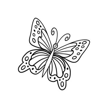 Cute vector icon in outline style Stock Illustration