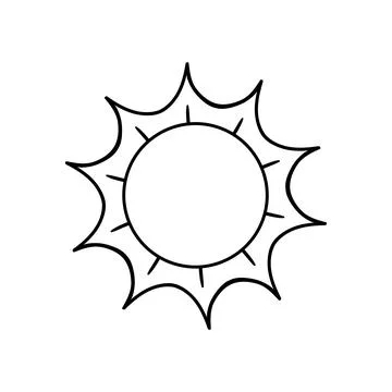 Cute vector icon in outline style Stock Illustration