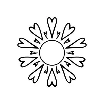 Cute vector icon in outline style Stock Illustration