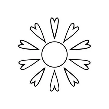 Cute vector icon in outline style Stock Illustration