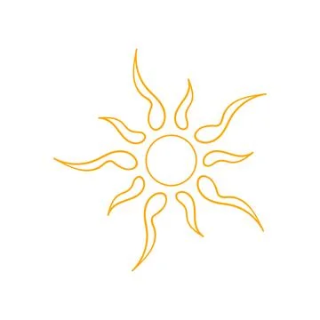 Cute vector icon in outline style Stock Illustration