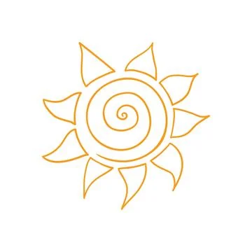 Cute vector icon in outline style Stock Illustration