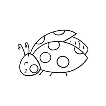 Cute vector icon in outline style Stock Illustration