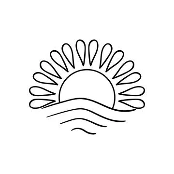 Cute vector icon in outline style Stock Illustration