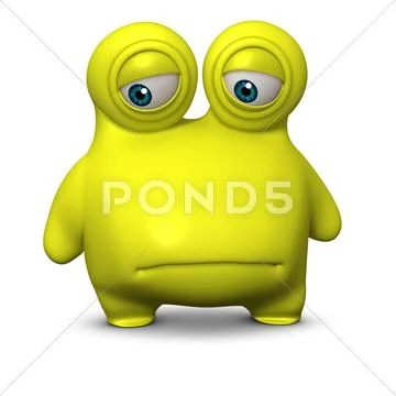 Cute virus Stock Illustration