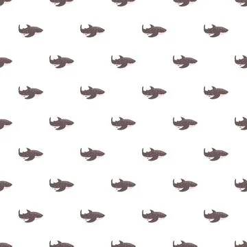 Cute whale shark seamless pattern for children design Stock Illustration