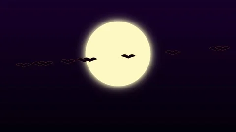 Cute Winking Moon Face Night Sky Concept Stock Footage 341845270
