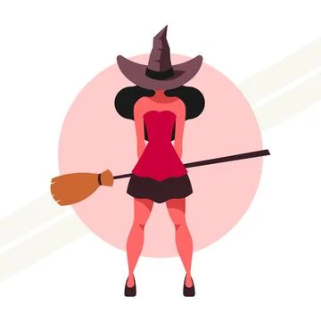Cute-witch Illustrazione stock