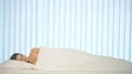 The cute woman wake up on the bed 4k or 4k+ Resolution