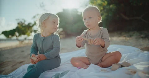 Cute Young Baby Stock Footage 193197875