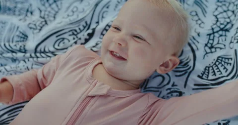 Cute Young Baby Stock Footage 193737671