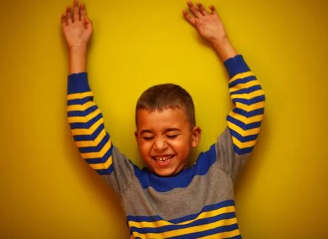 Cute young boy Stock Photos