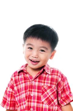 Cute Young Boy Smiling Stock Photos