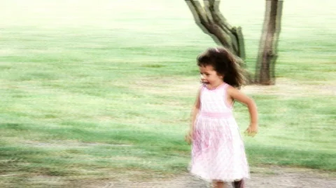 Cute young love - kids at play - 6 Stock Footage