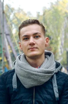 Cute young man Stock Photos